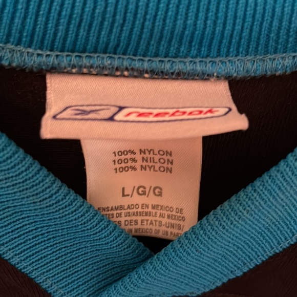 NFL vintage Carolina Panthers jersey Reebok large Chris Weinke QB Heisman FSU - Picture 3 of 4